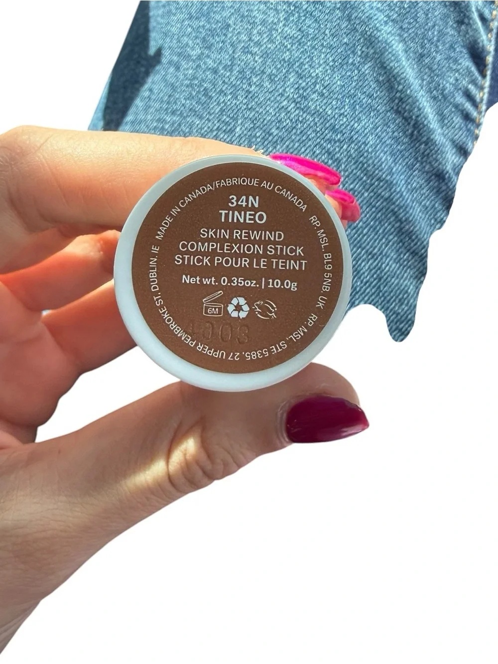 ILIA 34N Tineo Skin Rewind Complexion Foundation Stick - Brand New Product